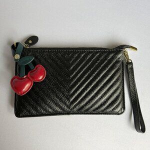 NEW! Host Pick 🎉 Cherry Vegan Leather Bag Purse Charm or Key Chain